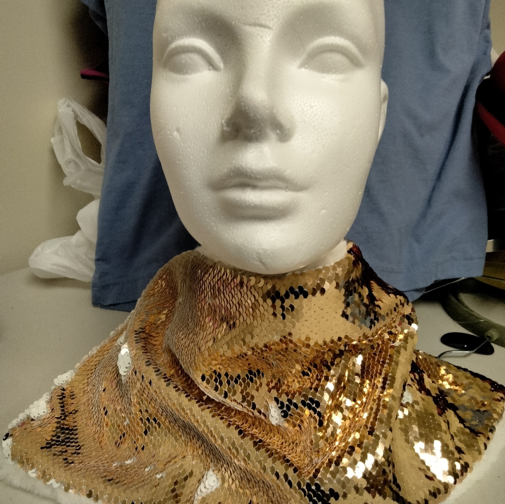 Designer Sun N Sand straw Hat w bead sequin band 1 size $34+free scarf or Hat. - Picture 13 of 16